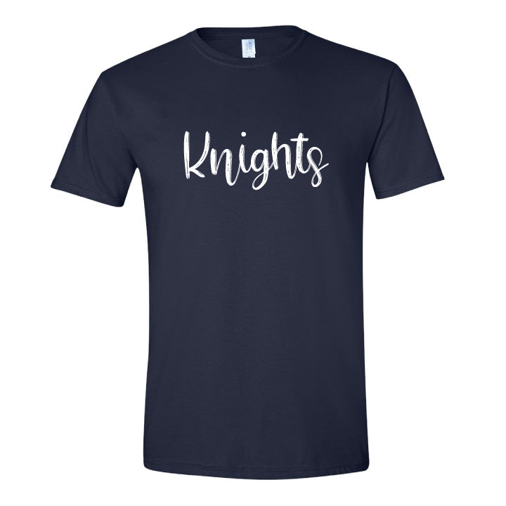 Cursive Knights Short Sleeve Tee